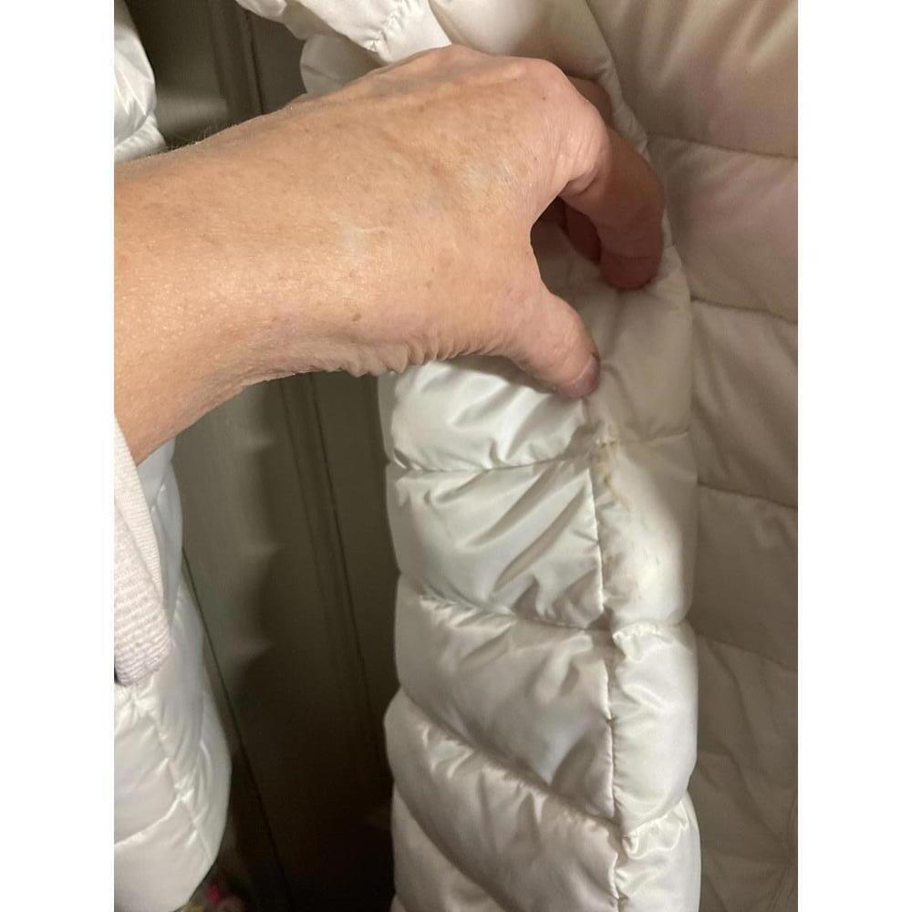 Liz Claiborne White Women's Puffer Coat with Hood XL - Picture 7 of 15